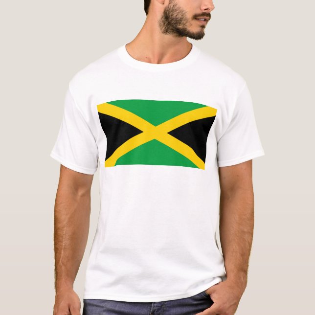 Flagge Jamaikas T-Shirt (Vorderseite)