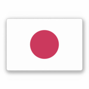 Flagge Japans Aufkleber