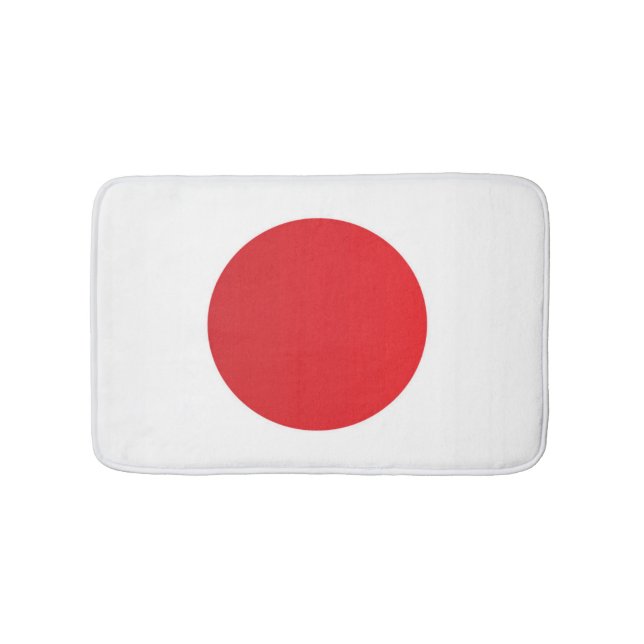 Flagge Japans Badematte (Vorderseite)