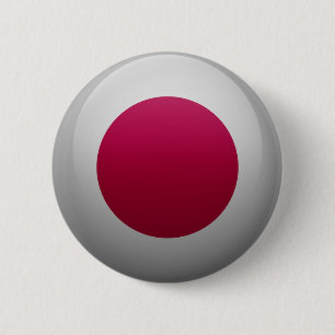 Flagge Japans Button