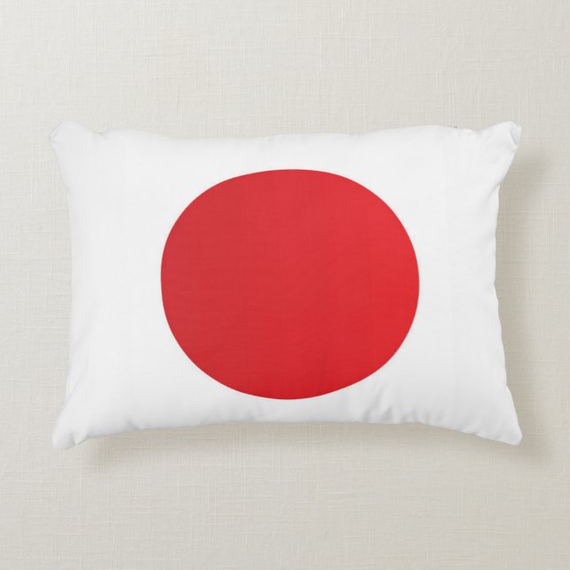 Flagge Japans Dekokissen (Vorderseite)