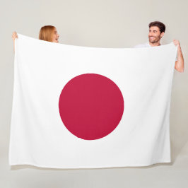 Flagge Japans Fleecedecke
