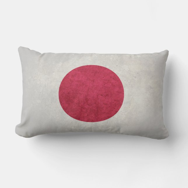 Flagge Japans Lendenkissen (Vorderseite)