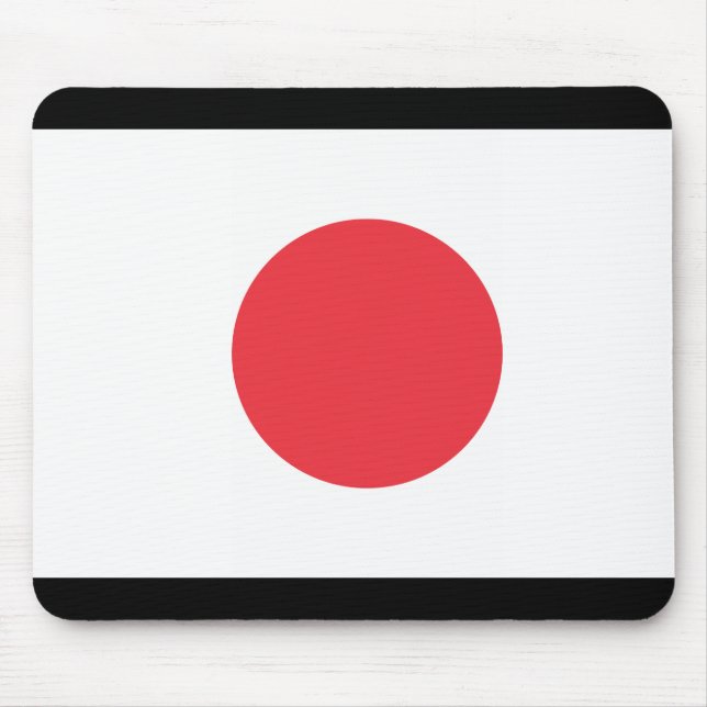 Flagge Japans Mousepad (Vorne)
