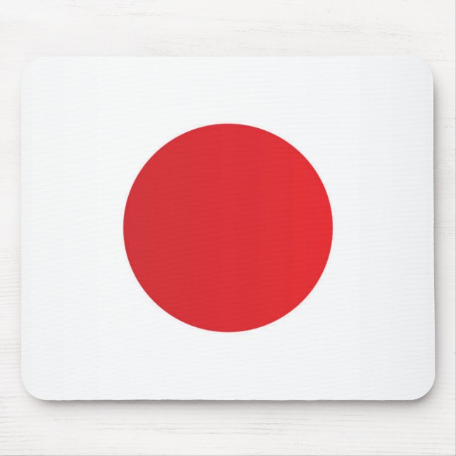 Flagge Japans Mousepad (Vorne)