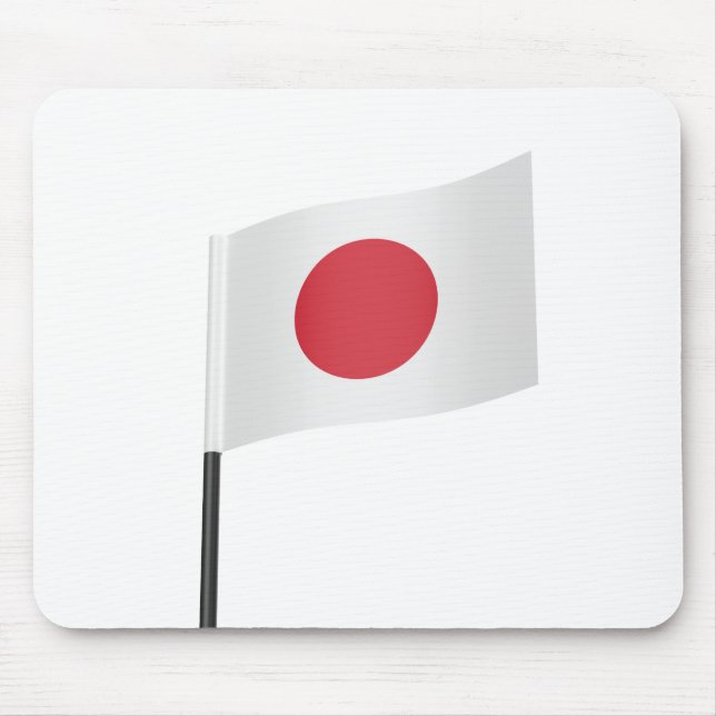 Flagge Japans Mousepad (Vorne)