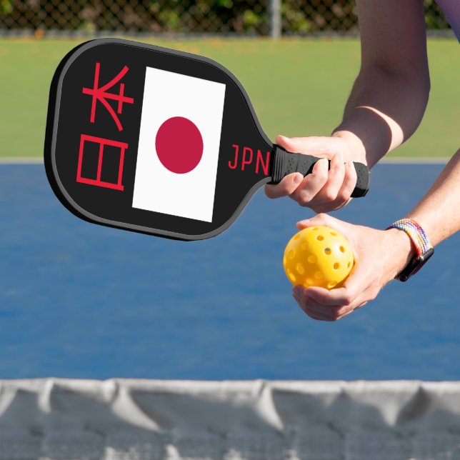Flagge Japans Pickleball Schläger (InSitu)
