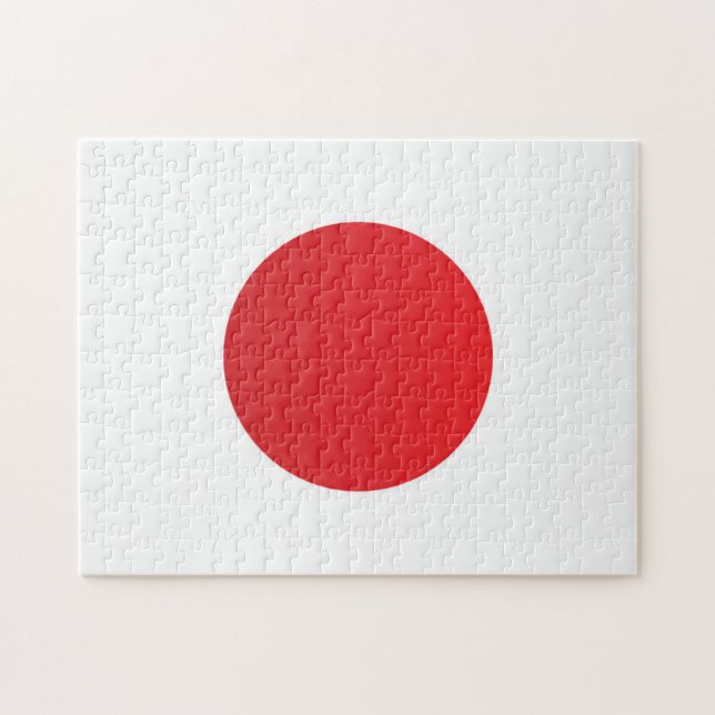 Flagge Japans Puzzle (Horizontal)