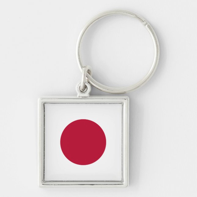 Flagge Japans Schlüsselanhänger (Vorne)