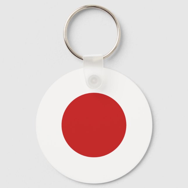 Flagge Japans Schlüsselanhänger (Vorderseite)