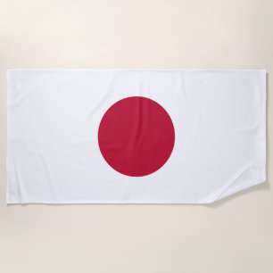 Flagge Japans Strandtuch