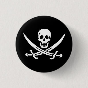 Flagge Jolly Roger Button