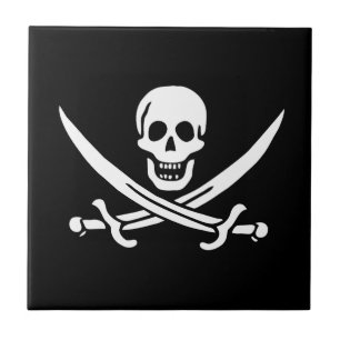 Flagge Jolly Roger Fliese