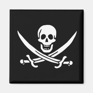 Flagge Jolly Roger Magnet