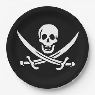 Flagge Jolly Roger Pappteller