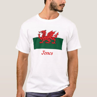 Flagge Jones Waliser T-Shirt