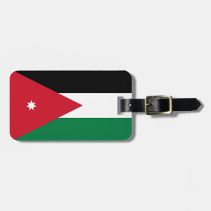 Flagge Jordanien einfacher Identifikation Gepäckanhänger
