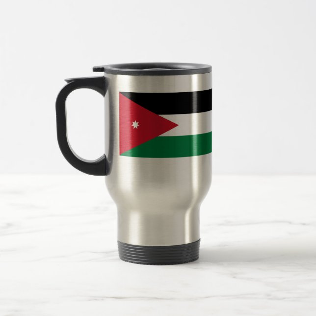 Flagge Jordaniens, Jersey Reisebecher (Links)