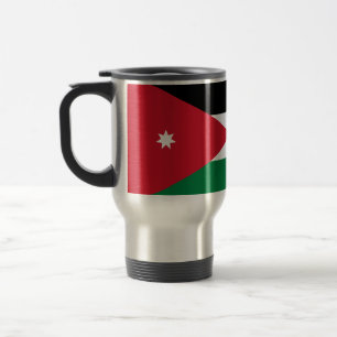 Flagge Jordaniens/Tasse des Nahverkehrs Reisebecher