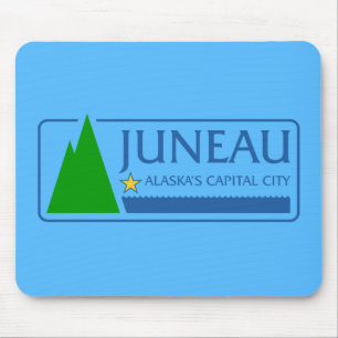 Flagge Juneau, Alaska-Mauspad Mousepad