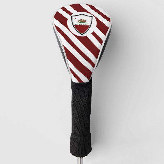 Flagge Kaliforniens Golf Headcover (Vorderseite)