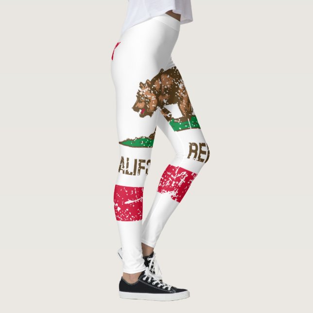 Flagge Kaliforniens Leggings (Rechts)