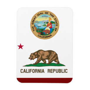 Flagge Kaliforniens Magnet