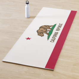 Flagge Kaliforniens (US-Staat) Yogamatte