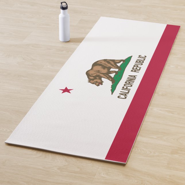 Flagge Kaliforniens (US-Staat) Yogamatte (Beispiel)