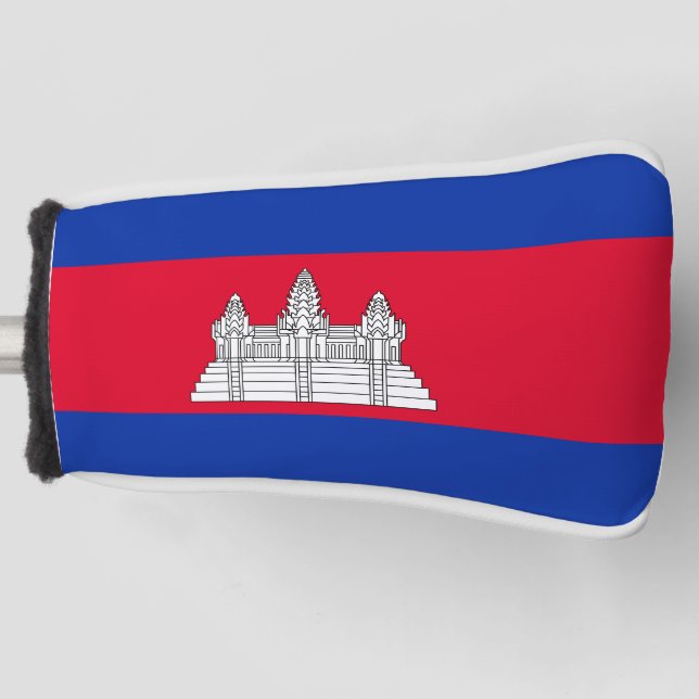 Flagge Kambodschas Golf Headcover (Vorderseite)