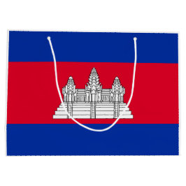 Flagge Kambodschas Große Geschenktüte