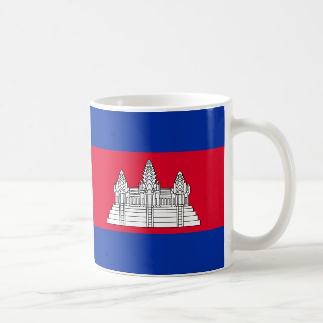 Flagge Kambodschas Kaffeetasse (Rechts)