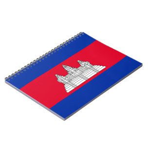 Flagge Kambodschas Notizblock