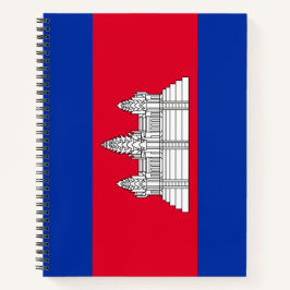 Flagge Kambodschas Notizbuch