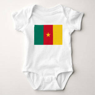 Flagge Kameruns Baby Strampler