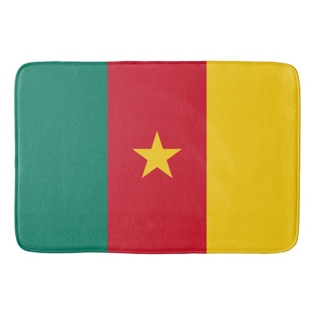 Flagge Kameruns Badematte (Vorderseite)