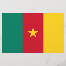 Flagge Kameruns Briefpapier