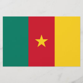 Flagge Kameruns Briefpapier