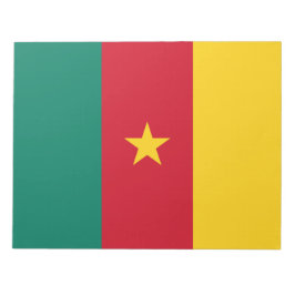 Flagge Kameruns Notizblock