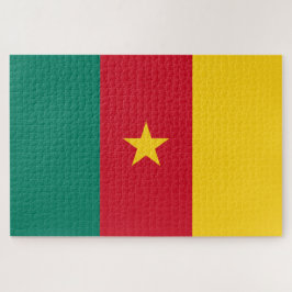 Flagge Kameruns Puzzle