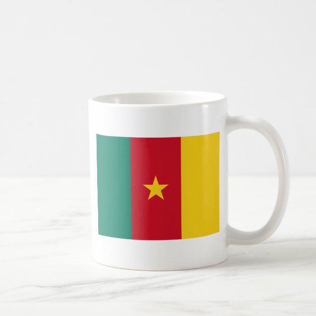 Flagge Kameruns Tasse (Rechts)