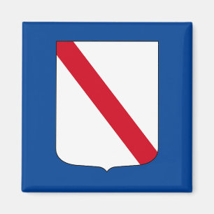 Flagge Kampaniens (Italien) Magnet