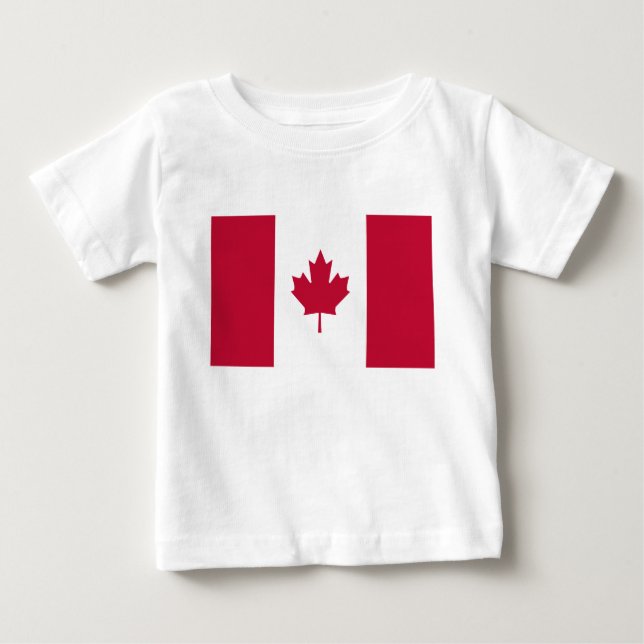 Flagge Kanadas Baby T-shirt (Vorderseite)