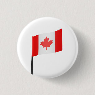 Flagge Kanadas Button