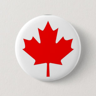 Flagge Kanadas Button