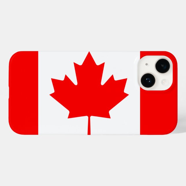 Flagge Kanadas Case-Mate iPhone Hülle (Rückseite (Horizontal))