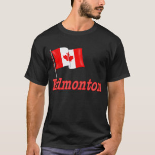 Flagge Kanadas - Edmonton T-Shirt
