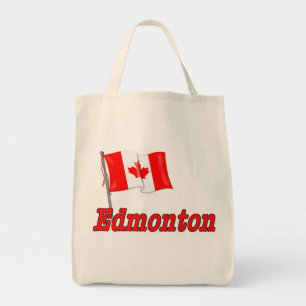 Flagge Kanadas - Edmonton Tragetasche
