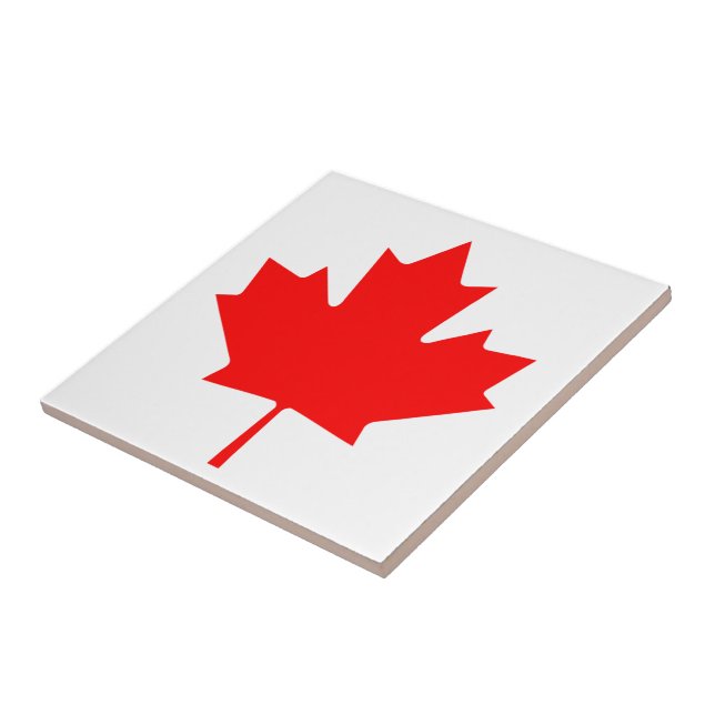 Flagge Kanadas Fliese (Seite)
