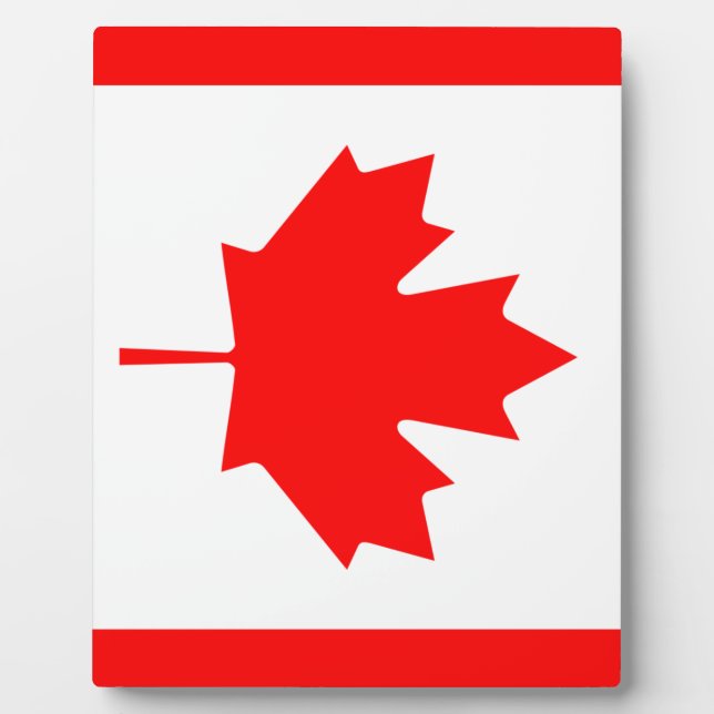 Flagge Kanadas Fotoplatte (Vorderseite)